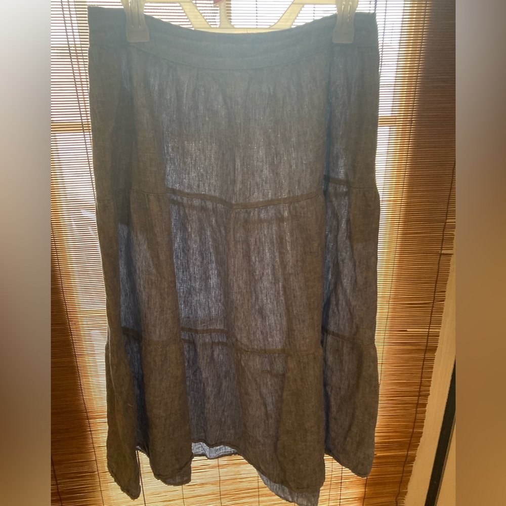 Denim light cotton skirt